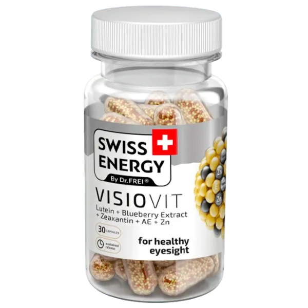 Vitamine și minerale Dr.Frei Swiss Energy VISIOVIT () 30 capsule photo 1