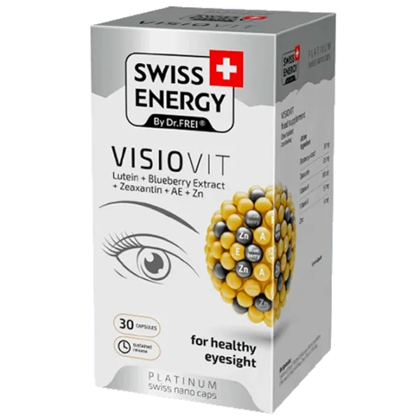 Vitamine și minerale Dr.Frei Swiss Energy VISIOVIT () 30 capsule photo 2
