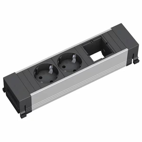 Priză modulară BACHMANN 916.000 220 - 240 V / Type-F / Gray photo 1