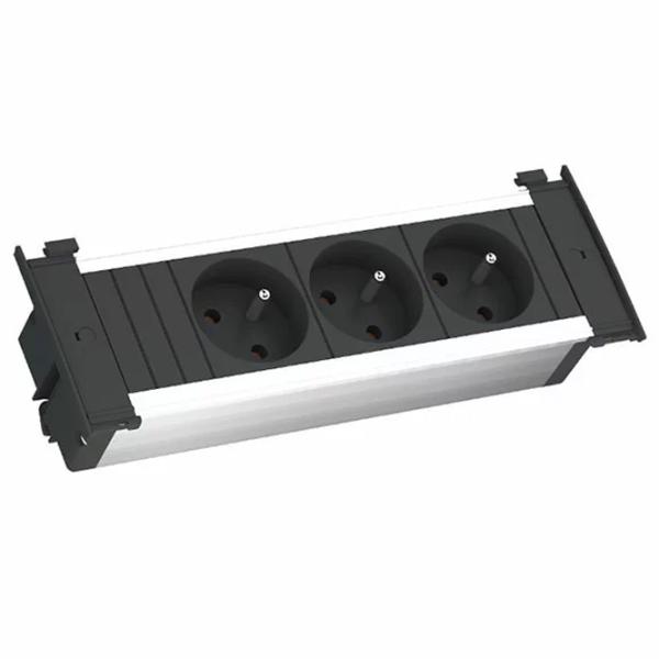 Priză modulară BACHMANN 927.000 220 - 240 V / Type-E / Gray photo 1