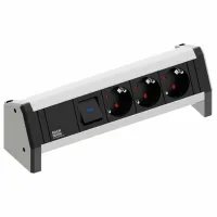 Модульная розетка BACHMANN 902.0050  220 - 240 В / Type-F / Серый