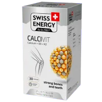 Vitamine și minerale Dr.Frei Swiss Energy CALCIVIT () 30 capsule photo 2