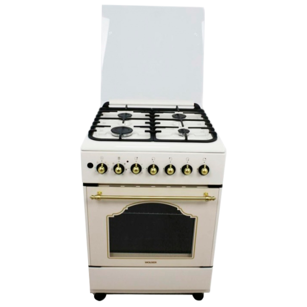 Aragaz Wolser WL-KF 60602 Pe gaz/ Ivory/  photo 1