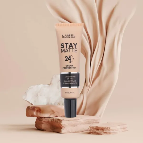 Тональный крем Lamel FOUNDATION STAY 30 мл / Бежевый photo 4 Тональный крем Lamel FOUNDATION STAY 30 мл / Бежевый photo 4