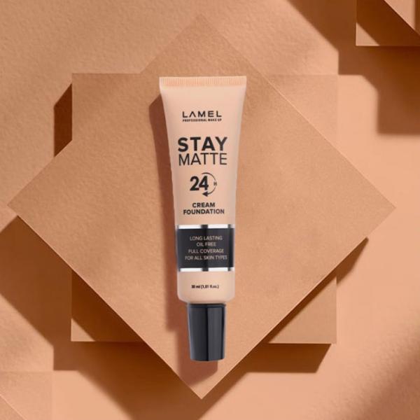 Тональный крем Lamel FOUNDATION STAY 30 мл / Porcelain photo 4 Тональный крем Lamel FOUNDATION STAY 30 мл / Porcelain photo 4