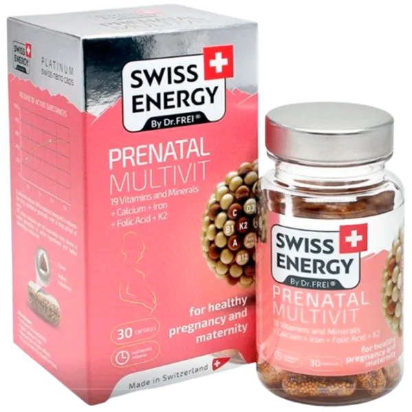 Vitamine și minerale Dr.Frei Swiss Energy PRENATAL () 30 capsule photo 1