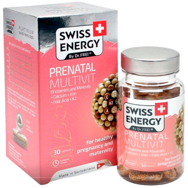 Vitamine și minerale Dr.Frei Swiss Energy PRENATAL () 30 capsule photo 1