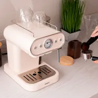 Aparat de cafea Ardesto FCM-E15BG / 1.2 l / Beige photo 7