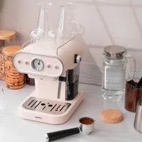 Aparat de cafea Ardesto FCM-E15BG / 1.2 l / Beige photo 8