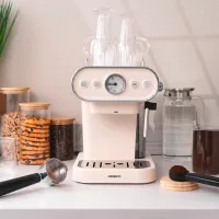 Aparat de cafea Ardesto FCM-E15BG / 1.2 l / Beige photo 9