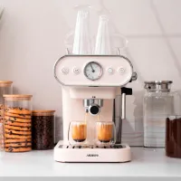 Aparat de cafea Ardesto FCM-E15BG / 1.2 l / Beige photo 10