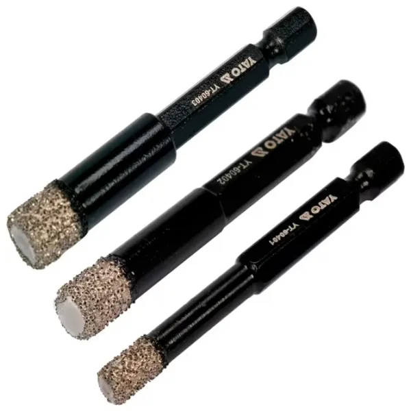 Set carote Yato YT60409 Diamant / 1/4" photo 2