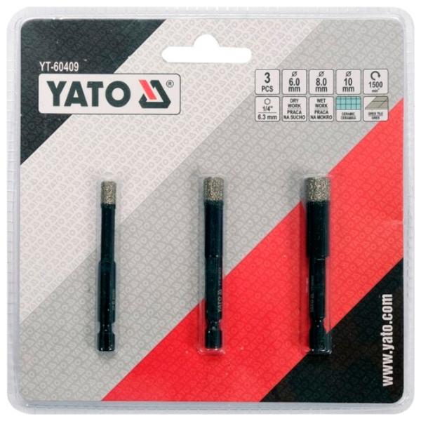 Set carote Yato YT60409 Diamant / 1/4" photo 3
