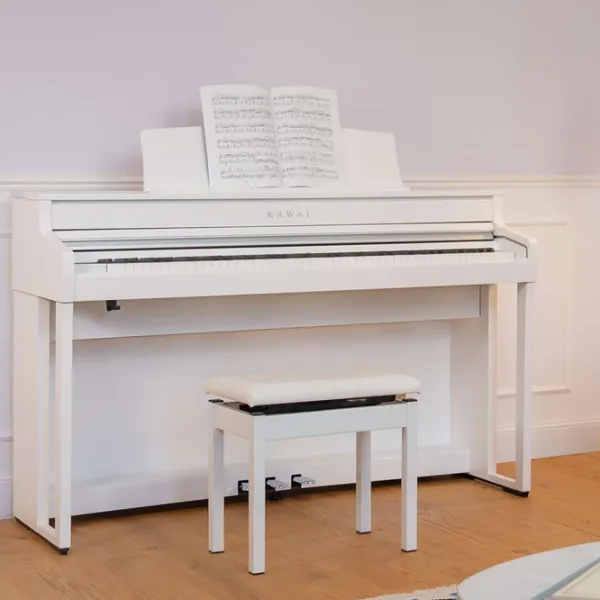 Pian electric Kawai CA501W Acustic / 88 clape / Split / White photo 7