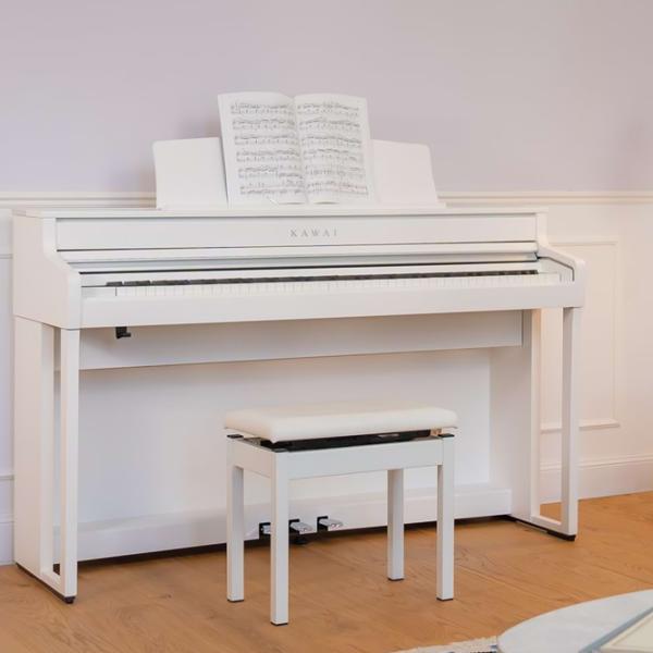 Pian electric Kawai CA501W Acustic / 88 clape / Split / White photo 7