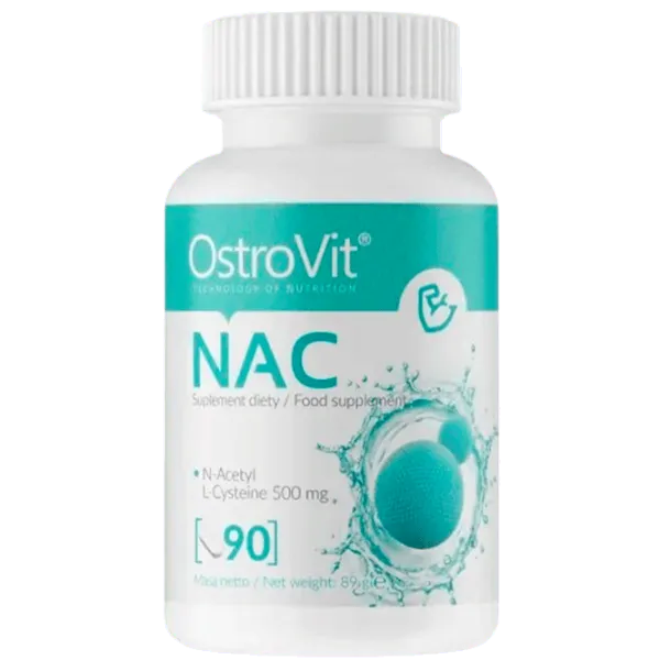 Витамины и минералы OstroVit NAC 90 (5902232611984) 90 photo 1 Витамины и минералы OstroVit NAC 90 (5902232611984) 90 photo 1