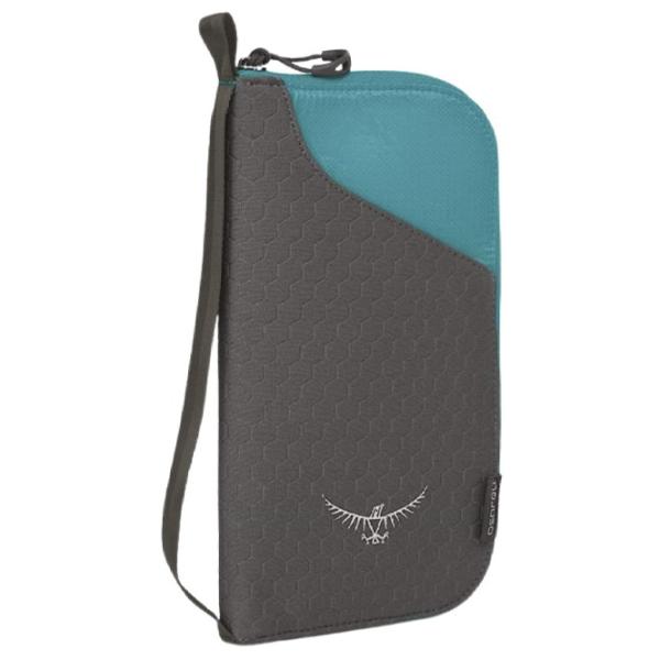 Portmoneu pentru bărbați Osprey Document Zip Nailon / Gray photo 1