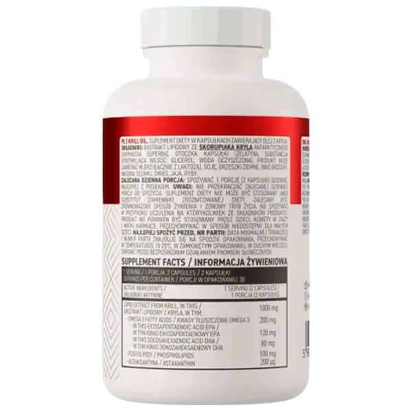 Vitamine și minerale OstroVit Krill oil (5903246222524) 60 photo 3 Vitamine și minerale OstroVit Krill oil (5903246222524) 60 photo 3