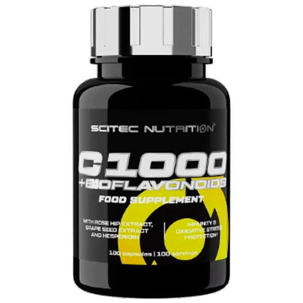Витамины и минералы Scitec Nutrition C1000 + Biflavanoids (5999100029330) 100 капсул photo 1 Витамины и минералы Scitec Nutrition C1000 + Biflavanoids (5999100029330) 100 капсул photo 1