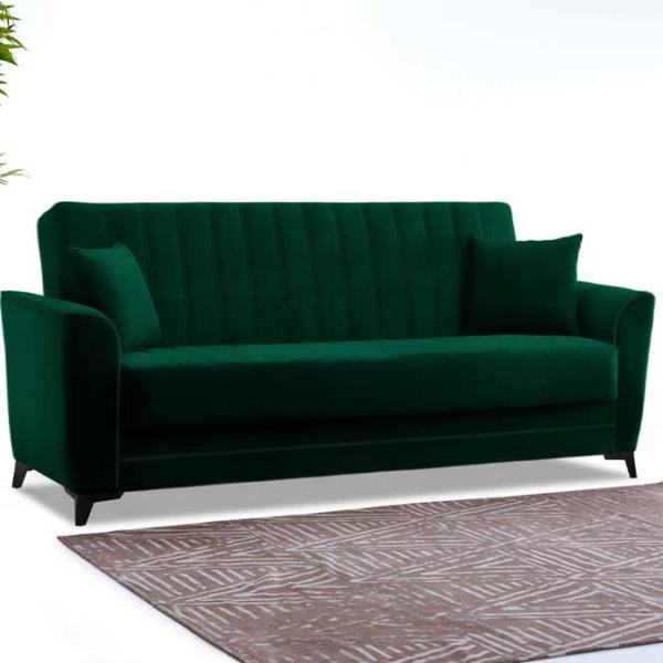 Canapea Fabulous Diana 3 (5742033) Velur / Green photo 3 Canapea Fabulous Diana 3 (5742033) Velur / Green photo 3