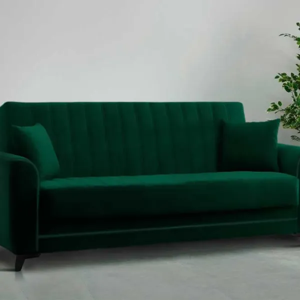 Canapea Fabulous Diana 3 (5742033) Velur / Green photo 4 Canapea Fabulous Diana 3 (5742033) Velur / Green photo 4