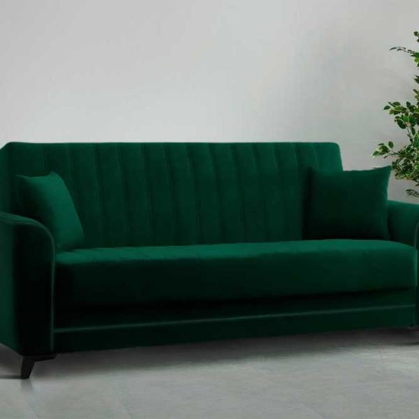 Canapea Fabulous Diana 3 (5742033) Velur / Green photo 4 Canapea Fabulous Diana 3 (5742033) Velur / Green photo 4