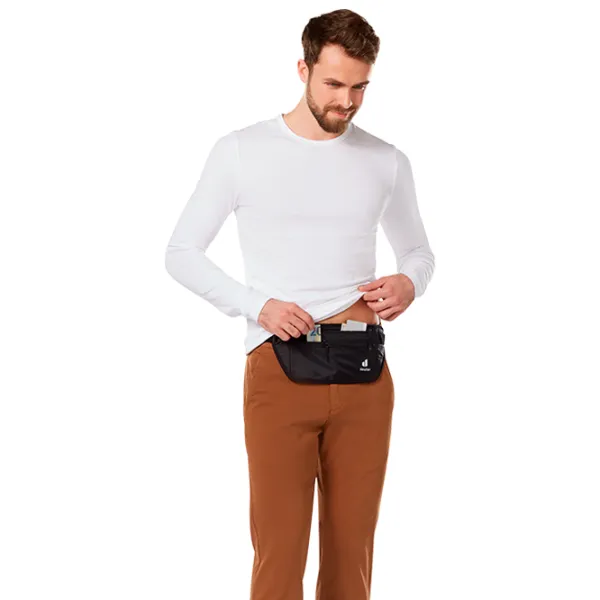 Geanta de talie Deuter Security Money Belt II  / Gray Black /  photo 4 Geanta de talie Deuter Security Money Belt II  / Gray Black /  photo 4