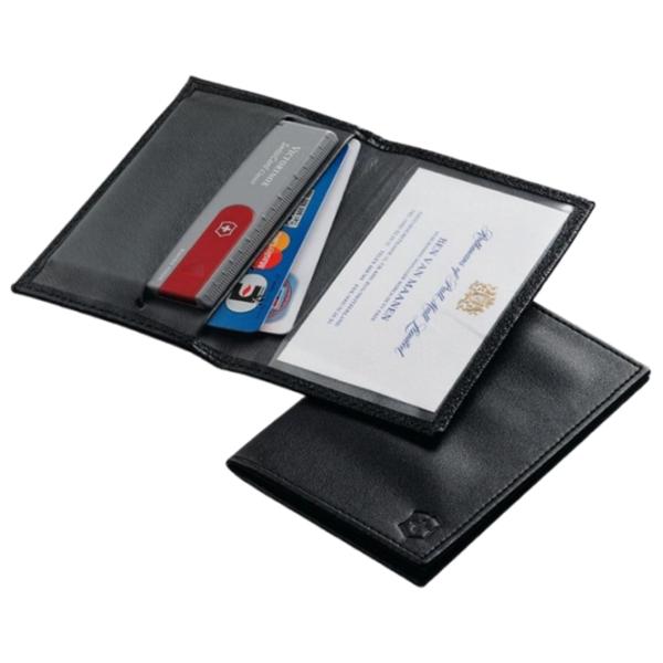 Husă pentru carduri Unisex Victorinox Swiss Card Piele naturală / Black photo 1 Husă pentru carduri Unisex Victorinox Swiss Card Piele naturală / Black photo 1