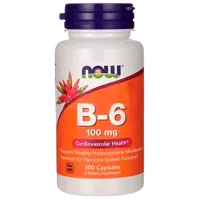 Витамины и минералы Now Foods B-6 (733739004567) 100 капсул