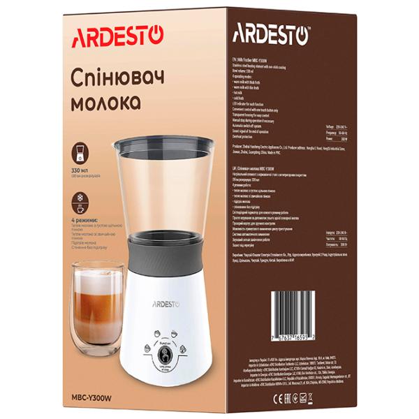 Aparat pentru spumare lapte Ardesto MBC-Y300W Plastic photo 4