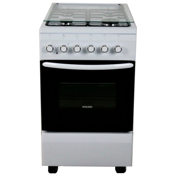 Плита Wolser WL-50601 WGE Газовая/ Белый/  photo 1