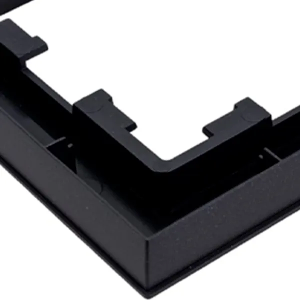 Ramă pentru priză și întrerupătoar IEK BR-M12-44-K02 Black / 1 photo 5 Ramă pentru priză și întrerupătoar IEK BR-M12-44-K02 Black / 1 photo 5