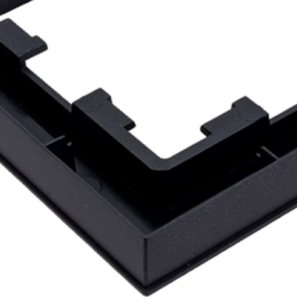 Ramă pentru priză și întrerupătoar IEK BR-M12-44-K02 Black / 1 photo 5 Ramă pentru priză și întrerupătoar IEK BR-M12-44-K02 Black / 1 photo 5