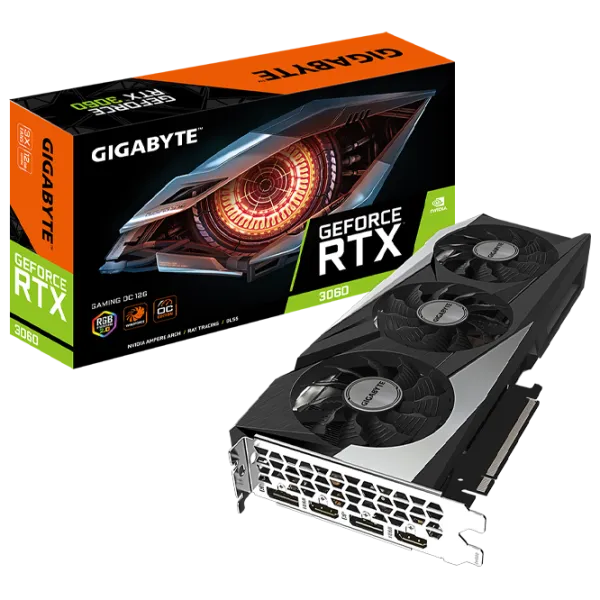 Placă video Gigabyte GeForce RTX 3060 GAMING OC  PCI Express x16 4.0 / 12 GB photo 7 Placă video Gigabyte GeForce RTX 3060 GAMING OC  PCI Express x16 4.0 / 12 GB photo 7