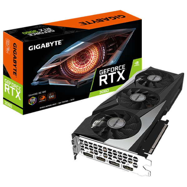 Placă video Gigabyte GeForce RTX 3060 GAMING OC  PCI Express x16 4.0 / 12 GB photo 7 Placă video Gigabyte GeForce RTX 3060 GAMING OC  PCI Express x16 4.0 / 12 GB photo 7