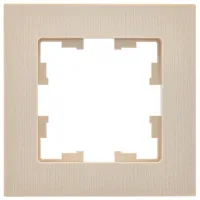 Ramă pentru priză și întrerupătoar IEK BR-M12-51-K10 Beige / 1