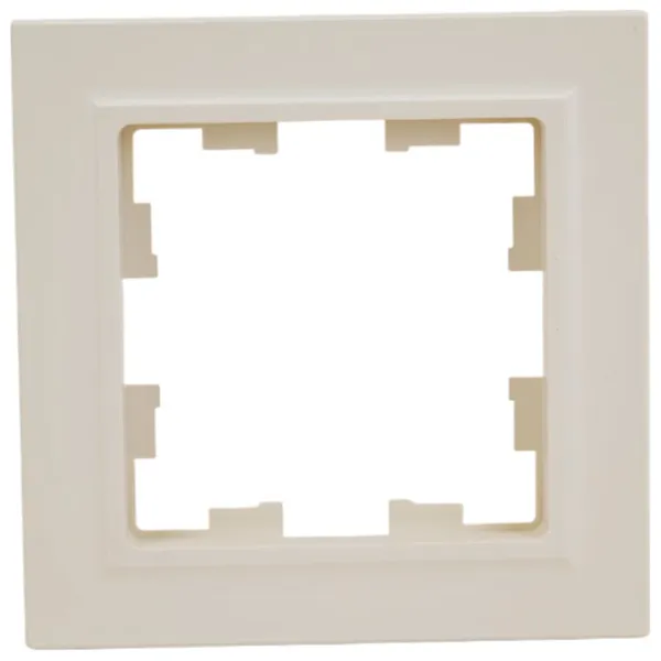 Ramă pentru priză și întrerupătoar IEK BR-M12-12-1-K10 Beige / 1 photo 1 Ramă pentru priză și întrerupătoar IEK BR-M12-12-1-K10 Beige / 1 photo 1