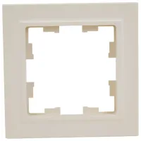 Ramă pentru priză și întrerupătoar IEK BR-M12-12-1-K10 Beige / 1