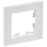 Ramă pentru priză și întrerupătoar IEK BR-M12-51-K01 White / 1