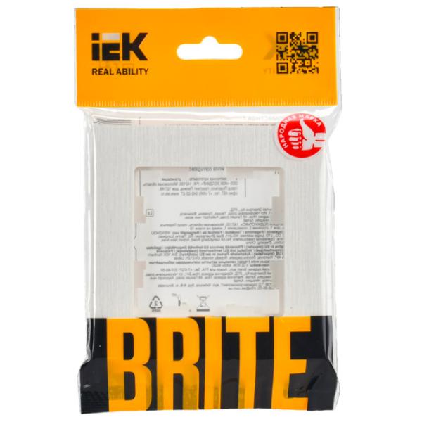 Ramă pentru priză și întrerupătoar IEK BR-M12-51-K01 White / 1 photo 2 Ramă pentru priză și întrerupătoar IEK BR-M12-51-K01 White / 1 photo 2