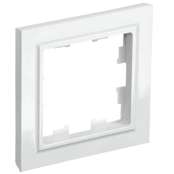Ramă pentru priză și întrerupătoar IEK BR-M12-K01 White / 1 photo 1