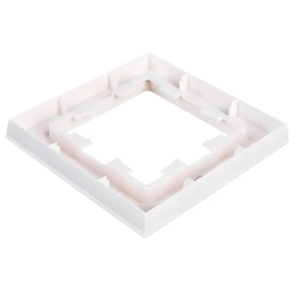 Ramă pentru priză și întrerupătoar IEK BR-M12-K01 White / 1 photo 4