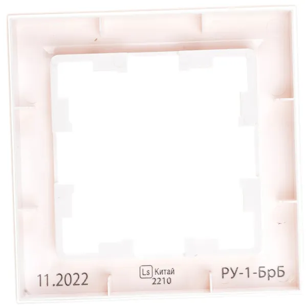 Ramă pentru priză și întrerupătoar IEK BR-M12-K01 White / 1 photo 6