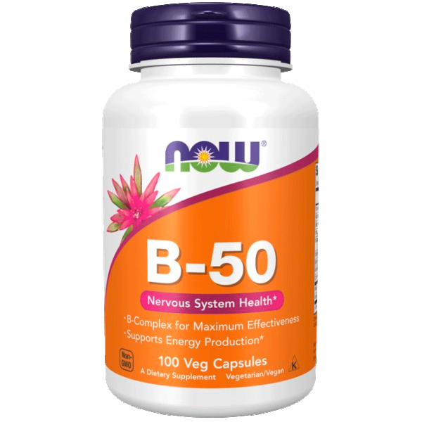 Витамины и минералы Now Foods B-50 (733739004208) 100 капсул photo 1 Витамины и минералы Now Foods B-50 (733739004208) 100 капсул photo 1