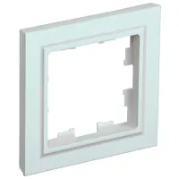 Ramă pentru priză și întrerupătoar IEK BR-M12-K36 Graphite / 1