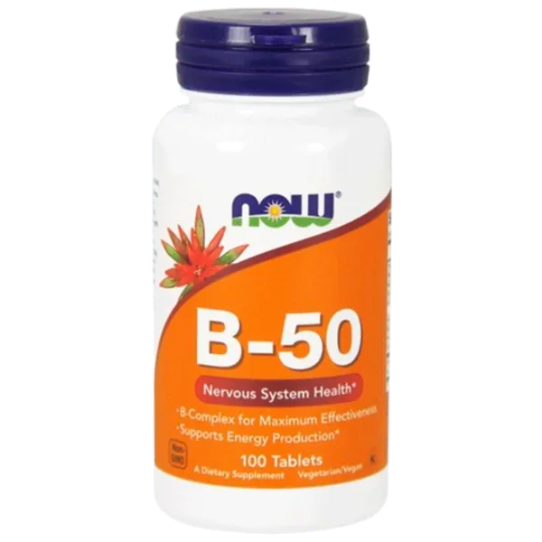 Витамины и минералы Now Foods B-50 (733739004260) 100 photo 1 Витамины и минералы Now Foods B-50 (733739004260) 100 photo 1