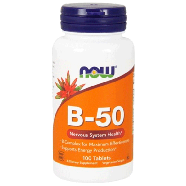 Витамины и минералы Now Foods B-50 (733739004260) 100 photo 1 Витамины и минералы Now Foods B-50 (733739004260) 100 photo 1