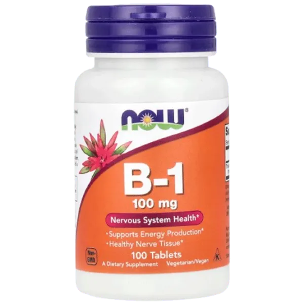Vitamine și minerale Now Foods B-1 (733739004468) 100 photo 1 Vitamine și minerale Now Foods B-1 (733739004468) 100 photo 1