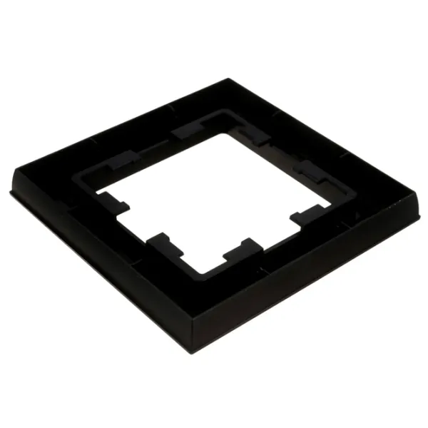 Ramă pentru priză și întrerupătoar IEK BR-M12-K02 Black / 1 photo 4 Ramă pentru priză și întrerupătoar IEK BR-M12-K02 Black / 1 photo 4