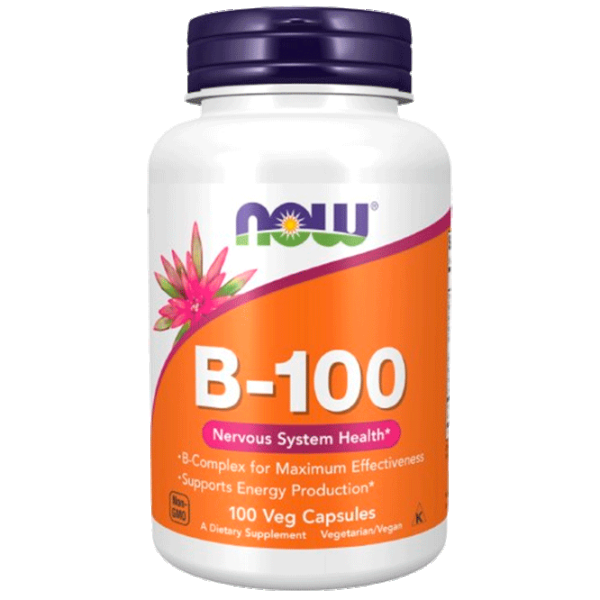 Vitamine și minerale Now Foods B-100 (733739004369) 100 capsule photo 1 Vitamine și minerale Now Foods B-100 (733739004369) 100 capsule photo 1